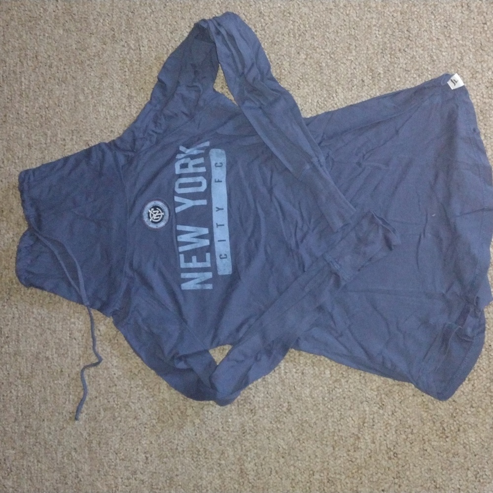 New York City FC MLS Adidas Women's Navy Blue Long Sleeve